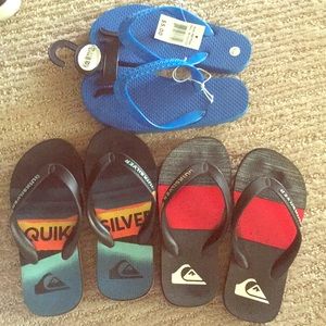 Quicksilver flip flops 11/12c
